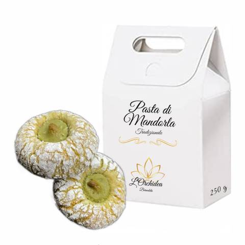 Paste di mandorle Pugliesi - al pistacchio 500 g