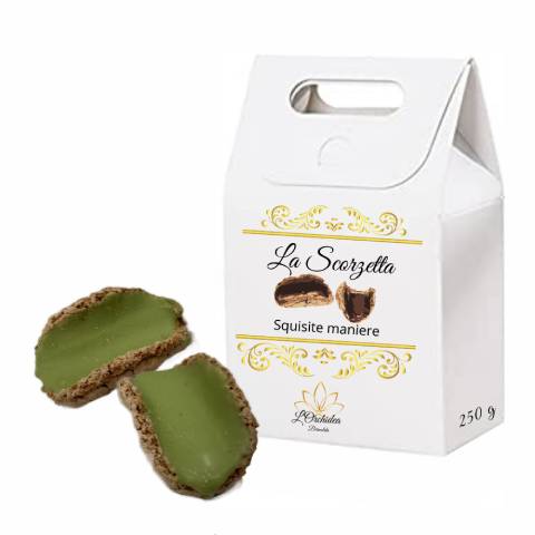 Scorzette Di Bernalda Cioccolato Pistacchio 250 g